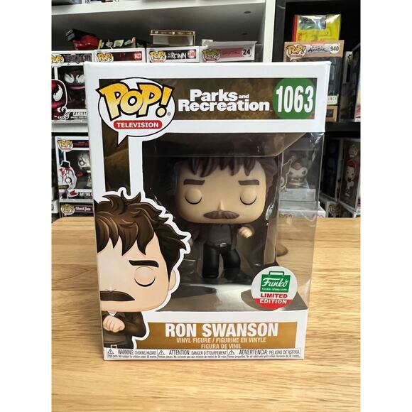 VAULTED LIMITED EDITION EXCLUSIVE Ron Swanson Funko Pop #1063 Parks Recreation - Picture 1 of 6